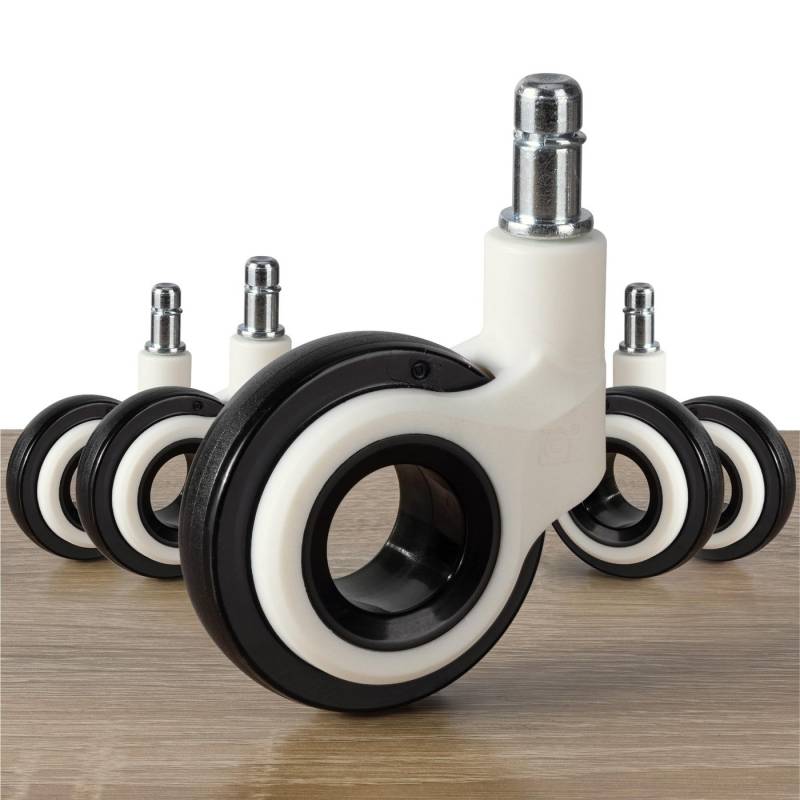 GBL Caster Wheels Möbelrolle Satz mit 5 Rollen ohne Bremse. Größe: 60 mm (2,5 Zoll). Die, (5-St) von GBL Caster Wheels