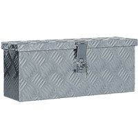 Aluminiumkiste 48,5 x 14 x 20 cm Silbern - Gbly von GBLY