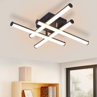 Gbly - Deckenlampe Wohnzimmer Deckenleuchte Schlafzimmer: Modern Wohnzimmerlampe Schwarz 24W Schlafzimmerlampe Innen Design Küchenlampe 3000K Gbly - Deckenlampe Wohnzimmer Deckenleuchte Schlafzimmer: Modern Wohnzimmerlampe Schwarz 24W Schlafzimmerlampe Innen Design Küchenlampe 3000K von GBLY