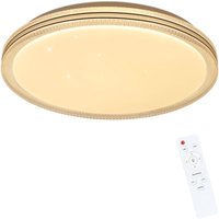 Gbly - Deckenlampe led Deckenleuchte Schlafzimmer - Ø27cm Schlafzimmerlampe Sternenhimmel 12W Flurlampe Warmweiß Modern Küchenlampe Rund Wohnzimmer von GBLY