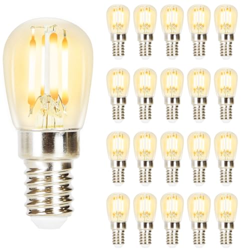 GBLY 20× LED E14 Glühbirne: ST25 Warmweiss Lampe Vintage Leuchtmittel 4W 2700K Edison Glühlampe Retro Filament Birnen Bulb Energiesparlampe für Haus Café Bar nicht Dimmbar von GBLY