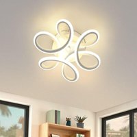 Gbly - Led Deckenleuchte, Modern Deckenlampe 26W , Warmweiß 3000K Kreatives Design Deckenbeleuchtung Led für Schlafzimmer Küche Gang Balkon (Weiß, von GBLY