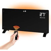 GBLY Konvektorheizung Elektrisch 2000W Freistehend Energiesparend Mit Thermostat Fernbedienung Touch-Display Timer Überhitzungsschutz 2 Jahre Garantie von GBLY