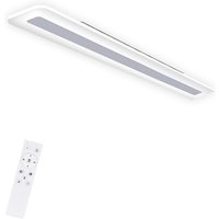 Led Deckenleuchte Deckenlampe Panel - Wohnzimmerlampe Dimmbar 60CM Bürolampe Modern mit Fernbedienung Schlafzimmerlampe Flach Küchenlampe Acryl Weiß von GBLY