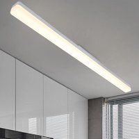 GBLY LED Deckenleuchte Deckenlampe Tageslicht - 90CM Tageslichtlampe Weiß Küchenlampe: 4000K LED Lampe Innen für Küche Wohnzimmer Schlafzimmer GBLY LED Deckenleuchte Deckenlampe Tageslicht - 90CM Tageslichtlampe Weiß Küchenlampe: 4000K LED Lampe Innen für Küche Wohnzimmer Schlafzimmer von GBLY