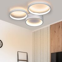 Gbly - led Deckenleuchte Schlafzimmer Deckenlampe - Weiß Warmweiß Schlafzimmerlampe mit 3 Ringe Design 22W Modern Wohnzimmerlampe Deko für Wohnzimmer von GBLY