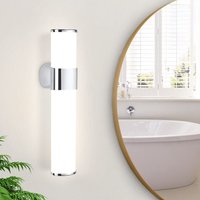 GBLY LED Spiegelleuchte Bad Spiegellampe - 6W Badleuchte Wand 30CM Wandlampe Badezimmer Wasserdicht IP44 Chrom Modern Neutralweiß 4000K Badlampe von GBLY