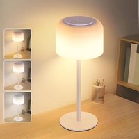GBLY LED Tischlampe kabellos Akku Tischleuchte dimmbar 3000K-6500K mit USB-C aufladbar höhenverstellbar wasserdichte Tischleuchte für Indoor Outdoor GBLY LED Tischlampe kabellos Akku Tischleuchte dimmbar 3000K-6500K mit USB-C aufladbar höhenverstellbar wasserdichte Tischleuchte für Indoor Outdoor von GBLY