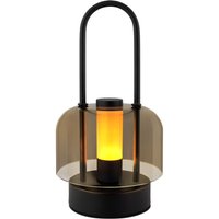 Led Tischlampe kabellos mit Akku - Höhenverstellbare Nachttischlampe dimmbar (1800K-6500K) mit Speicherfunktion, usb-c Aufladbar, IP20 wasserdicht von GBLY