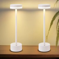 Tischlampe Kabellos led Tischleuchte Akku - Nachttischlampe Dimmbare 3000K-6500K mit usb-c -Touch Lampe Schwarz Tischlampen -für Schlafzimmer von GBLY