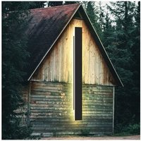 GBLY Wandlampe LED Wandleuchte Aussen: 100CM Außenlampe 26W 4000K Außenleuchte Wand Modern Schwarz Außenwandleuchte IP65 Wasserdicht Lang Flurlampe von GBLY