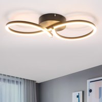 Gbly - Deckenlampe led Deckenleuchte Wohnzimmer - 24W Wohnzimmerlampe Modern Kreative Design Schwarz Küchenlampe 3000K Warmweiß Schlafzimmerlampe Gbly - Deckenlampe led Deckenleuchte Wohnzimmer - 24W Wohnzimmerlampe Modern Kreative Design Schwarz Küchenlampe 3000K Warmweiß Schlafzimmerlampe von GBLY