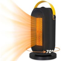 Heizlüfter Leise Gbly Bad Energiesparend - Heizstrahler Keramik Badezimmer Elektroheizung mit Überhitzungsschutz Keramikheizlüfter 1200W Tragbar von GBLY