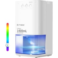 Gbly - Luftentfeuchter Elektrisch 1400ml Entfeuchter - Leiser Dehumidifier für Wohnung Schlafzimmer & Keller - Raumentfeuchter mit Timer & von GBLY