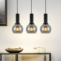 Pendelleuchte Esstisch Hängelampe Vintage- 3 Flammig Hängeleuchte E27 Pendellampe Esszimmerlampe Höhenverstellbar Industrial Esszimmerlampe für von GBLY