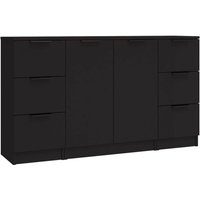 Gbly - Sideboards 3 Stk. Schwarz Holzwerkstoff von GBLY