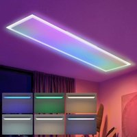 Led Panel 100x25 Deckenleuchte - Deckenpanel Dimmbar Lang rgb Farbwechsel Bürolampe Flach mit Fernbedienung Büro 24W Deckenlampe Modern Küchenlampe Led Panel 100x25 Deckenleuchte - Deckenpanel Dimmbar Lang rgb Farbwechsel Bürolampe Flach mit Fernbedienung Büro 24W Deckenlampe Modern Küchenlampe von GBLY