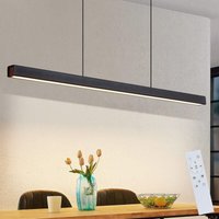 Gbly - led Pendelleuchte Esszimmer Hängelampe Linear Dimmbar Esstisch Hängeleuchte Büro Schwarz mit Fernbedienung 37W Modern Esstischlampe Hängend von GBLY
