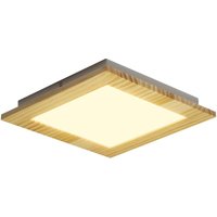 Gbly - led Deckenleuchte Wohnzimmer Deckenlampe Holz flach Schlafzimmer Panel Flur innen Beleuchtung eckig 3000K warmweiß 30cm 17W für Küche Gbly - led Deckenleuchte Wohnzimmer Deckenlampe Holz flach Schlafzimmer Panel Flur innen Beleuchtung eckig 3000K warmweiß 30cm 17W für Küche von GBLY