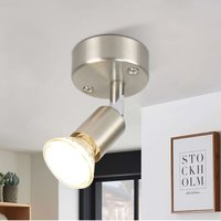Gbly - led Deckenstrahler Schwenkbar GU10 Deckenleuchte Chrom Deckenspots 1 Flammig Wandleuchten Bad Deckenlampe Küchen Flur Schlafzimmer Gbly - led Deckenstrahler Schwenkbar GU10 Deckenleuchte Chrom Deckenspots 1 Flammig Wandleuchten Bad Deckenlampe Küchen Flur Schlafzimmer von GBLY