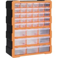 Gbly - Multi-Schubladen-Organizer mit 39 Schubladen 38x16x47 cm von GBLY
