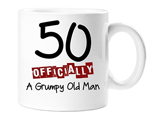 50 Offiziell EinGrumpy Old Man – Funny Neuheit 50. Geburtstag Geschenk Tasse von GBP INTERNATIONAL