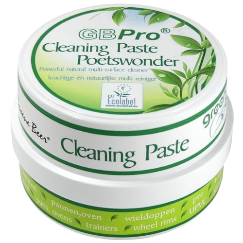 GBPro natürliche, kraftvolle Bio Reinigungspaste für verschiedene Oberflächen / Putzstein - 300 g (biologisch abbaubar) von GBPro