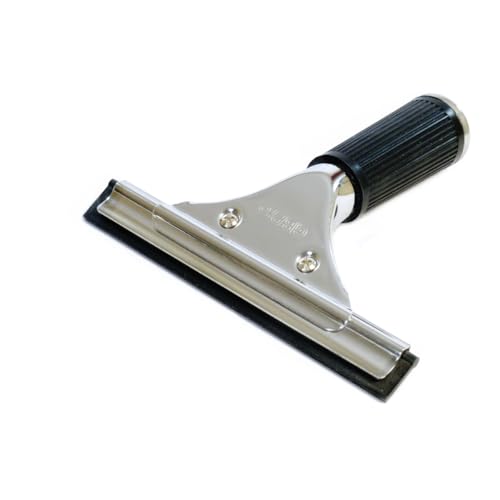 GBPro Edelstahl Fensterwischer, Abzieher (profi fensterabzieher) mit doppelseitiger rubberen verwijderblad, Gummilippe 15 cm von GBPro