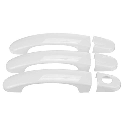 GBSONGJIN Auto TüRgriff Schale,Exterior TüRgriff Abdeckung 8 Verschiedene Style 1 Set Türgriffabdeckungen for VW for T5 2003 2004-2015 for T6 2015-up for Caddy van 2004-2015(6pcs white) von GBSONGJIN