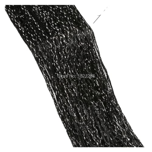 GBSONGJIN Bambusvorhang BalkontüR,Perlenvorhang BalkontüR Perlen String Vorhang Tür Vorhang Perlen Fadenvorhänge Fenster Wandteller Raumteiler Türwohnhaus Wohnzimmer Hochzeitsdekor(Black,1x2m) von GBSONGJIN