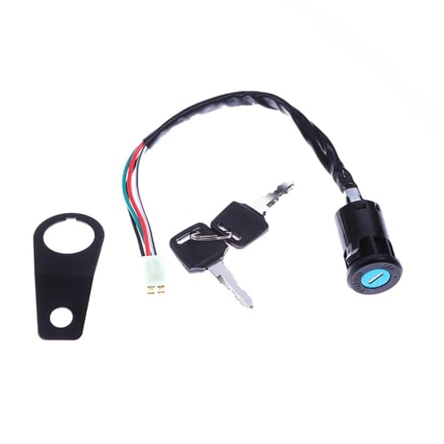 Roller Zündschloss, 2 Draht Zündschlüsselschalter 1 Set DIY Zubehör Universal Motorrad Starten Die Zündung Schalter Lock Key Mit Halterung Fit use for Die Meisten Roller Zündschloss, 2 Draht Zündschlüsselschalter 1 Set DIY Zubehör Universal Motorrad Starten Die Zündung Schalter Lock Key Mit Halterung Fit use for Die Meisten von GBSONGJIN