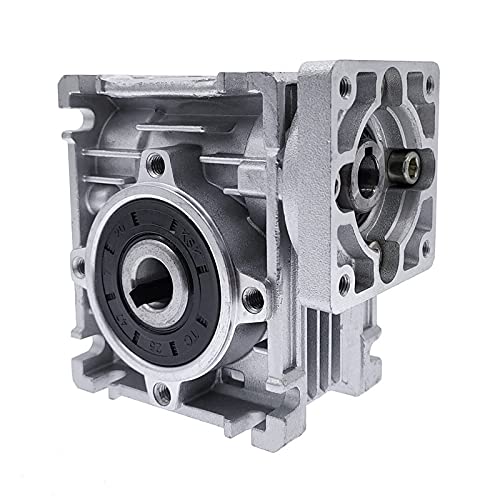 Dc Motor, Elektromotor Geschwindigkeitsreduzierer Wurm DC Motor Getriebe RV030 14mm Ausgang 5: 1-80: 1 Wurmgetriebe Geschwindigkeitsreduzierer für 23 Motor(40 to 1) von GBSONGLIANGBO