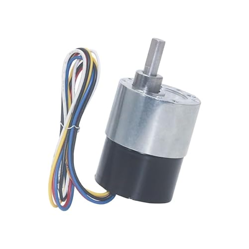 GBSONGLIANGBO Dc Motor, Elektromotor 37mm Durchmesser Getriebe geräuscharmer Langer Lebensdauer Hoher Drehmoment 12V 24V bürstenlos DC Getriebemotor Silent BLDC Getriebemotor(12V 53RPM) von GBSONGLIANGBO