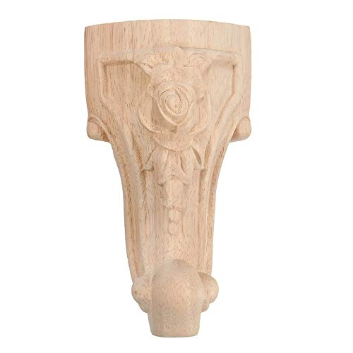 GBSONGLIANGBO Möbelfüße Holz,Möbelfüße 4 stücke 10x6cm Massivholz Geschnitzte Möbel Fußbeine TV Kabinett Sitz Füße GBSONGLIANGBO Möbelfüße Holz,Möbelfüße 4 stücke 10x6cm Massivholz Geschnitzte Möbel Fußbeine TV Kabinett Sitz Füße von GBSONGLIANGBO