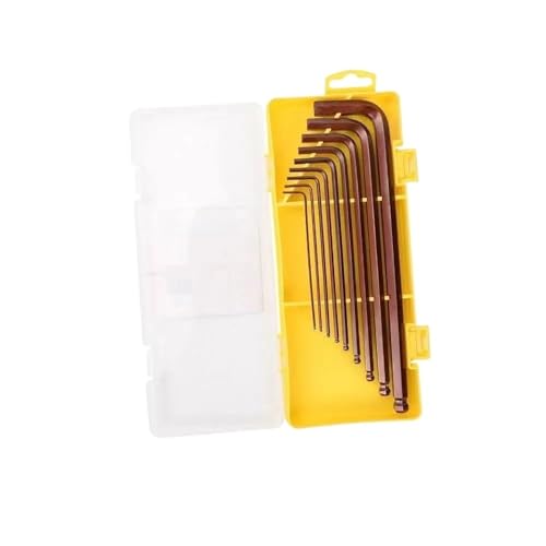 GBSONGLIANGBO Sechskantschlüssel Set Erweiterter Sechskantschlüsselsatz Sechskantschlüssel Multifunktionaler Kurzarm-Werkzeugschlüssel Sechskant-KugelschlüsselWerkzeug(Extra long style) von GBSONGLIANGBO