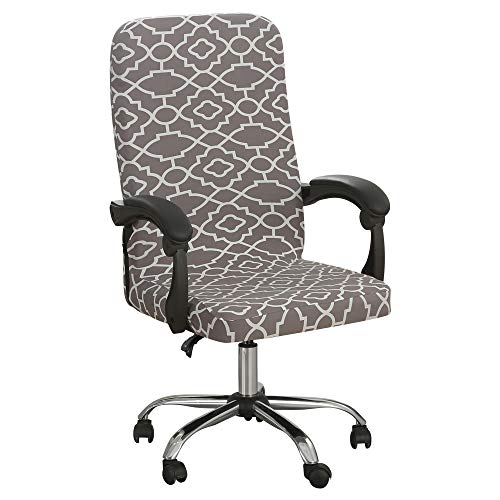 GBSONGLIANGBO Stuhlhussen, Hussen FüR StüHle Gedruckte elastische Stuhlabdeckungen Rotierende Stretch Office Computer Schreibtisch Sitz Stuhlabdeckung Abnehmbare Slipcover M/L(7,L) von GBSONGLIANGBO
