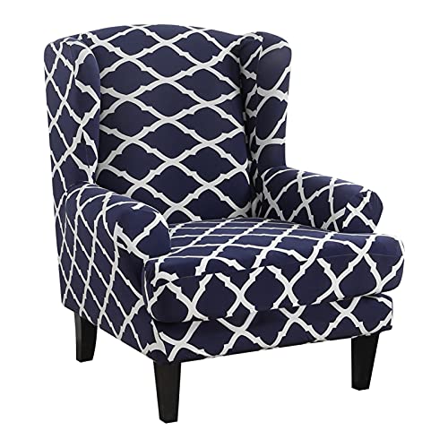 GBSONGLIANGBO Stuhlhussen, Hussen FüR StüHle wasserdichte abfallende Arm zurück Stuhlabdeckung Elastische Sessel Windeback Wingback Wing Sofa Rückenstuhlabdeckung Stretch Protector(Color 11) von GBSONGLIANGBO