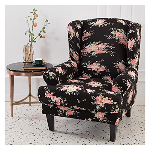 GBSONGLIANGBO Stuhlhussen, Hussen FüR StüHle wasserdichte abfallende Arm zurück Stuhlabdeckung Elastische Sessel Windeback Wingback Wing Sofa Rückenstuhlabdeckung Stretch Protector(Color 5) von GBSONGLIANGBO
