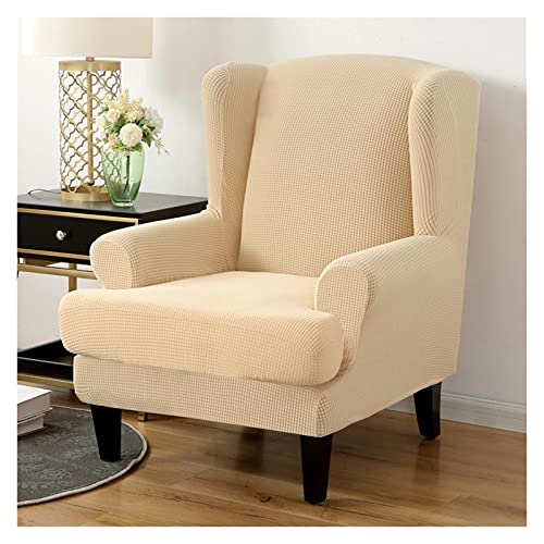 GBSONGLIANGBO Stuhlhussen, Hussen FüR StüHle wasserdichte abfallende Arm zurück Stuhlabdeckung Elastische Sessel Windeback Wingback Wing Sofa Rückenstuhlabdeckung Stretch Protector(Corn Kernel Beige) GBSONGLIANGBO Stuhlhussen, Hussen FüR StüHle wasserdichte abfallende Arm zurück Stuhlabdeckung Elastische Sessel Windeback Wingback Wing Sofa Rückenstuhlabdeckung Stretch Protector(Corn Kernel Beige) von GBSONGLIANGBO