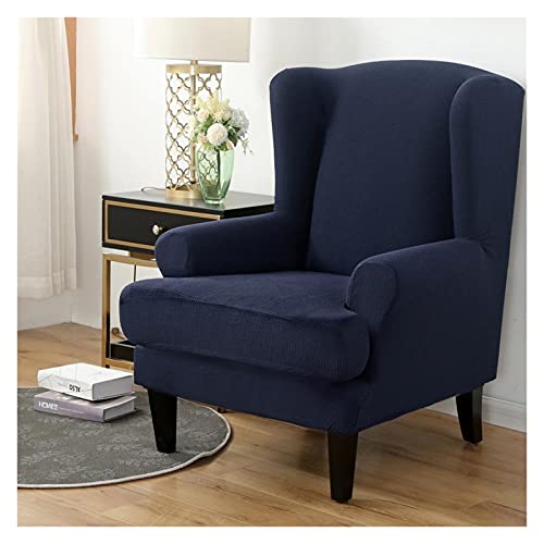 GBSONGLIANGBO Stuhlhussen, Hussen FüR StüHle wasserdichte abfallende Arm zurück Stuhlabdeckung Elastische Sessel Windeback Wingback Wing Sofa Rückenstuhlabdeckung Stretch Protector(Corn Kernel Navy) GBSONGLIANGBO Stuhlhussen, Hussen FüR StüHle wasserdichte abfallende Arm zurück Stuhlabdeckung Elastische Sessel Windeback Wingback Wing Sofa Rückenstuhlabdeckung Stretch Protector(Corn Kernel Navy) von GBSONGLIANGBO