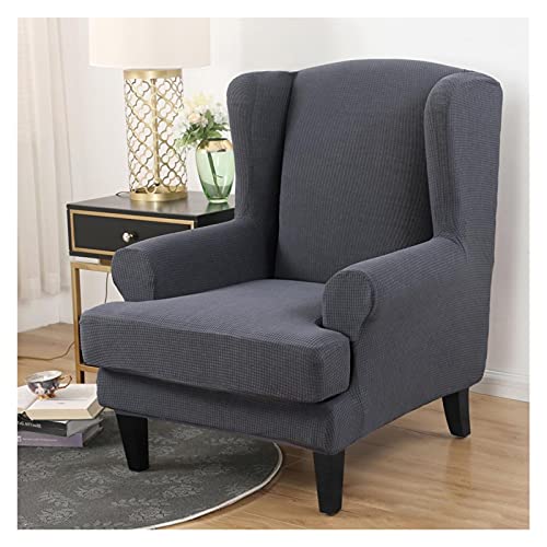 GBSONGLIANGBO Stuhlhussen, Hussen FüR StüHle wasserdichte abfallende Arm zurück Stuhlabdeckung Elastische Sessel Windeback Wingback Wing Sofa Rückenstuhlabdeckung Stretch Protector(Corn Kernel Gray) GBSONGLIANGBO Stuhlhussen, Hussen FüR StüHle wasserdichte abfallende Arm zurück Stuhlabdeckung Elastische Sessel Windeback Wingback Wing Sofa Rückenstuhlabdeckung Stretch Protector(Corn Kernel Gray) von GBSONGLIANGBO