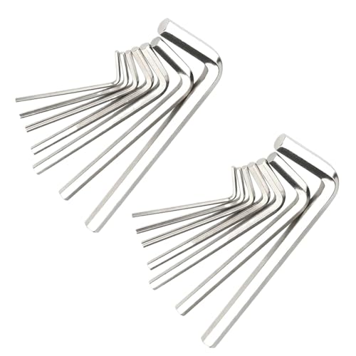 Sechskantschlüssel Set 14-tlg./2er-Set 0,9–4 mm Mini-Sechskantschlüssel-Set Mikro-Sechskantschlüssel-Werkzeugsätze 0,7/0,9/1,3/1,5/2,0/2,5/3,0 mm Sechskantschlüssel Set 14-tlg./2er-Set 0,9–4 mm Mini-Sechskantschlüssel-Set Mikro-Sechskantschlüssel-Werkzeugsätze 0,7/0,9/1,3/1,5/2,0/2,5/3,0 mm von GBSONGLIANGBO