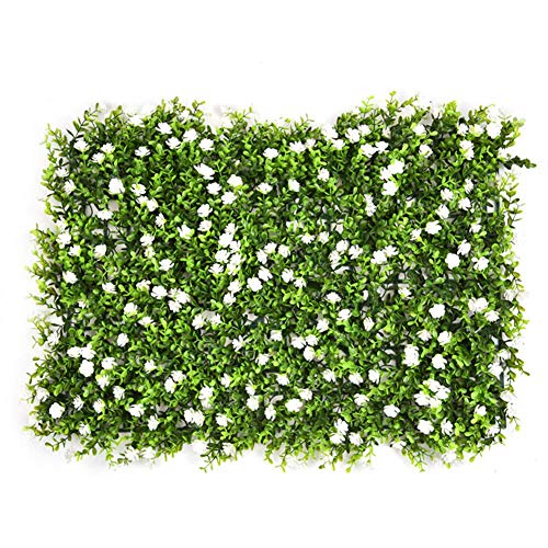 Kunstrasen, Kunstrasen Outdoor Efeu Künstliche Blattlandschaft Plastik Garten Screen Brötchen Wand Landschaftsgestaltung Gefälschte Rasenpflanze Wand Hintergrund Dekor Künstliche Rasen(C) von GBSONGLIANGBO