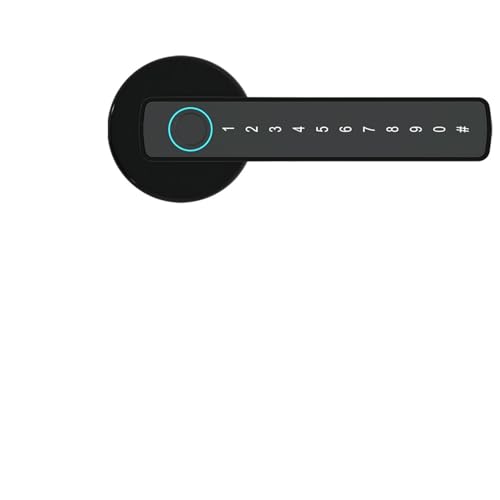 Smart Lock, Smartes TüRschloss Fingerabdruck-Türschloss, digitales elektronisches Schloss mit Passwort/Schlüssel/Karte/Smartlife(B) von GBSONGLIANGBO