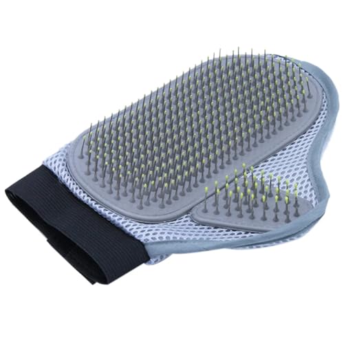 Tierhaarentferner Handschuh Enthaarungshandschuhe, weiche Borsten, Haarentfernungshandschuh, bequemer Reinigungshandschuh for Haustiere, for kleine, mittelgroße und große Hunde und Katzen Haarentfernu von GBSONGLIANGBO