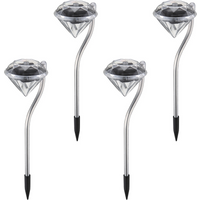 Entac LED-Solarlichter "Diamond" 4er-Set von GBT