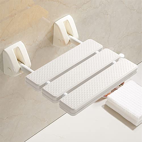 Wandmontierter faltbarer Duschsitz, Wandstuhl Duschstuhl Faltbarer Duschsitz Wandmontage für Dusche, Duschsitz Wandmontage Hilfe für DOCC von GBVQBA