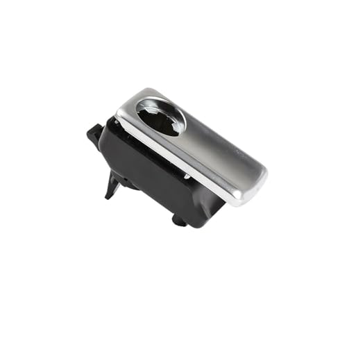 GBYJYMQTZ Fit for Mercedes W166 W292 Auto Handschuh Box Griff Abdeckung Deckel Schloss Fit for Benz ML GL GLE GLS Klasse Toolbox Handschuh Boxen Abdeckung Schalter(Silver Black) von GBYJYMQTZ