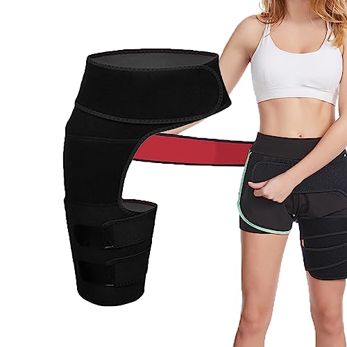 GBYUFG Healthy Lab Co Sciatica Brace, Hip Groin Stabilizer, Groin Wrap for Pain Relief Thigh Compression Sleeve, Hip Joint Pain, Sciatica Nerve Brace Injury, for Men and Women von GBYUFG