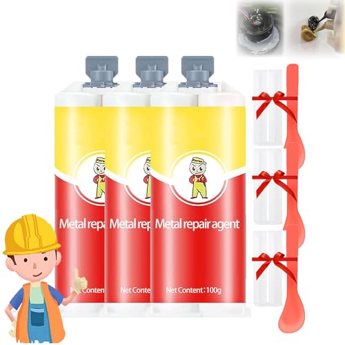 Satismoon Glue, Satismoon All-Purpose Repair Glue, All Purpose Repair Glue, Metal Repair Agent, Welding High-Strength Oily Glue, All Purpose Repair Heat Resistant Glue von GBYUFG